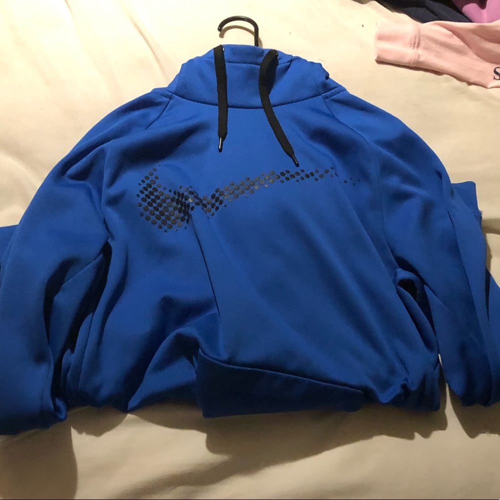 MEDIUM BLUE NIKE HOODIE